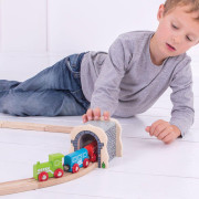 Kamenný železničný tunel Bigjigs Rail