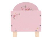 Postieľka pre bábiky drevená s perinkou Pink Little Dutch
