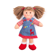 Látková bábika Hattie 28 cm Bigjigs Toys