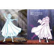 Omaľovánky so svietiacim tetovaním Ľadové kráľovstvo