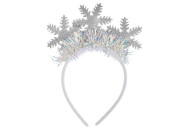 Čelenka do vlasov vločky vianočné/párty
