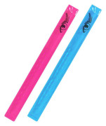 Reflexný samonavíjací opasok Roller ružový a modrý 3 x 30 cm