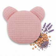 Termofor TEDDY nahrievací vankúšik s čerešňovými kôstkami a levanduľou