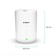 Ohrievač mlieka Dromme biely Kidnort