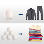 Guľa z vlny do sušičky bielizne prírodná 6 ks Sipo