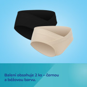 Tehotenské nohavičky s nízkym pásom MumFIT 2 ks Canpol babies