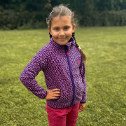 Dievčenská mikina zapínacia fleezová, Pidilidi, holka