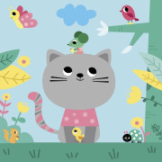 My arts&crafts Mini Zamatové omaľovánky Farma od 18 mesiacov Janod