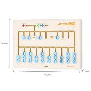 Drevená nástenná hra počítanie