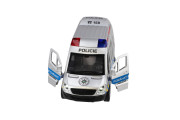 Auto polícia 15 cm so zvukom a svetlom na zotrvačník