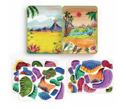 Mudpuppy Magnetická stavebnica Dino Mix-Up