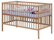 Detská postieľka s kompletnou výbavou 120 x 60 cm, Moly Scarlett