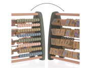 Drevené obojstranné počítadlo Zopa