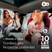 Autosedačka XPAND 2 i-Size 100-150 cm Kinderkraft select Premium