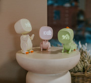 Robotický budík - dino zelený Mary's