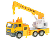 Kids Globe Traffic žeriav 15 cm na spätný chod so svetlom a zvukom