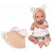 Realistická bábika bábätko s mäkkým látkovým telom 42 cm Erika 33014 Antonio Juan