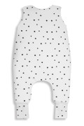 Celoročný spací vak s nohavicami Čierne bodky Sleepee