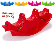 Hojdačka plastová 100x37x39 cm so samolepkami nosnosť 50 kg 18 m+