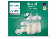 Novorodenecká štartovacia sada Natural Response sklenená SCD878/11 Philips Avent