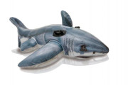 Ležadlo žralok biely s úchytmi nafukovacie 173x107cm Intex 57525