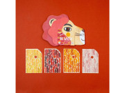 Maska so samolepkami Be wild! Lion Londji