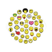 Pečiatky Aladine Stampo SMILEY, 38 ks - Smajlíci