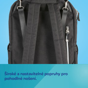 Multifunkčný prebaľovací batoh čierny Canpol babies