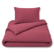 Luxusné detské mušelínové obliečky Ruby red 100 x 135 cm Esito