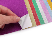 Samolepiace trblietavé fólie 10x15 cm