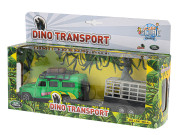 Land Rover kov na spätný chod s prívesom a dinosaurom Kids Globe Traffic