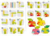 Kreatívna súprava Prvé skladacie jablko s červíkom Haba