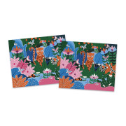 Kreatívna súprava Mini Džungľa v noci Štrasové kamienky Janod Atelier