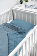 2D Pletený komplet nielen do detskej postieľky s mušelínom Sensillo