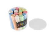 Kriedy farebné chodníkové 15 ks vo vedierku