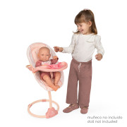 Multifunkčná jedálenská stolička a hojdačka pre bábiky 3 v 1 Tulipe DeCuevas