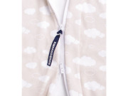 Letný spací vak s nohavicami bambus béžový s obláčikmi Vel.  110 cm Kaarsgaren