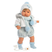 Realistická bábika Sasha so zvukmi a mäkkým látkovým telom 38 cm Llorens