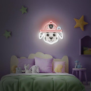 Dekoratívna LED neón Tlapková patrola - Marshall