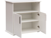 Prebaľovacia komoda Míša biela laminát buk Scarlett