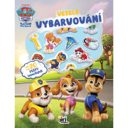 Veselé vyfarbovanie so super samolepkami Tlapková patrola