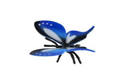 Motýľ tropický Papilio/vidlochvost modrý zooted plast 5 cm