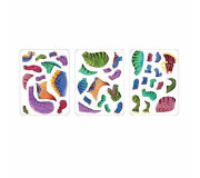 Mudpuppy Magnetická stavebnica Dino Mix-Up