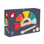 Drevený hudobný nástroj pre deti Zvončeky Janod Gioia