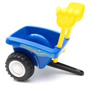 Detské odrážadlo traktor s vlečkou a náradím Baby Mix New Holland