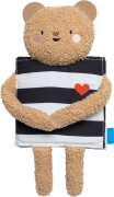 Medvedík plyšový s knižkou Snuggle Bear Taf Toys