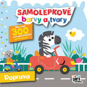 Samolepkové farby a tvary pre najmenších Doprava