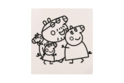 Okenné samolepky a omaľovánky Peppa Pig s farbami