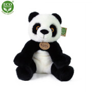 Plyšová panda sediaca 27 cm Eco-Friendly Rappa