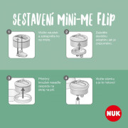 Fľaša Mini-Me PP Flip 450 ml 12m + Nuk